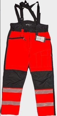 Patron PAT555P talvityöhousu (pun/mus, koko 4XL)