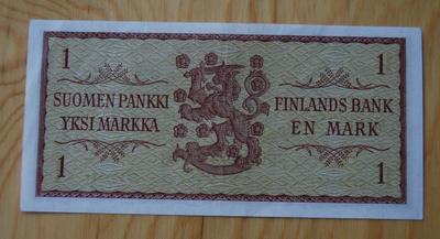 Suomen leijona,1 Markkaa 1963, Suomen pankki