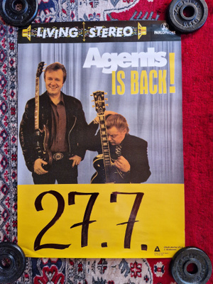 Agents is back keikkajuliste 20 .60×42