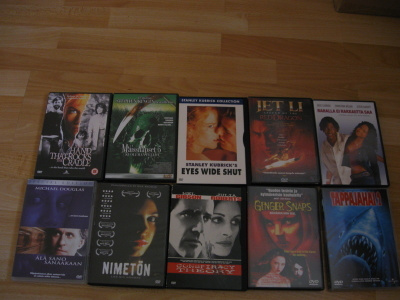 10 KPL DVD ELOKUVIA