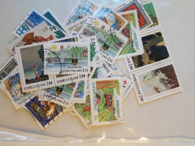 Suomalaisia postimerkkejä 1990-luvulta 14 g.
