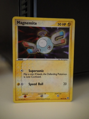 Pokemon kortti Magnemite EX FireRed & Leafgreen reverse