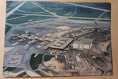 Zürich - Kloten, lentoasema, väripk, p. 1989