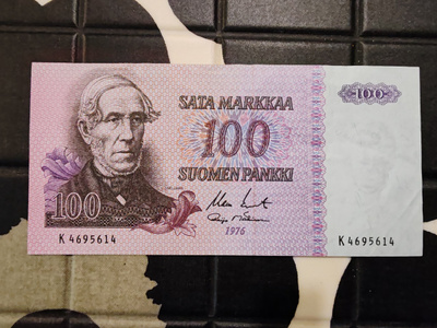 Suomi 100 markkaa 1976