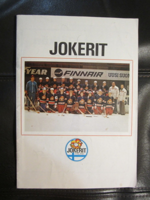 JOKERIT 1975 TURNAUSOHJELMA KURRI VIRMANEN MELAMETSÄ LEPISTÖ