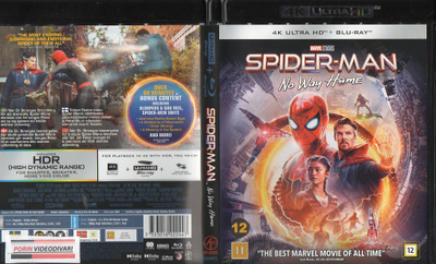 Spider-Man No Way Home	(82 879)	UUSI	-FI-	4K HD+BLUR		(2)	to