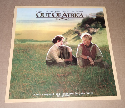 OUT OF AFRICA SOUNDTRACK MUSIC FROM THE MOTION PICTURE... LP