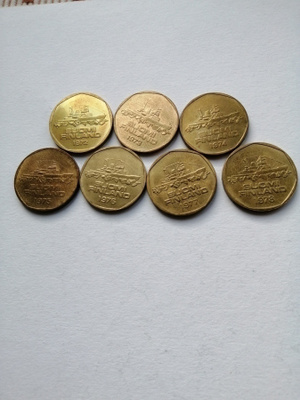 5 mk AlPr 1972-1978 yht 7 kpl