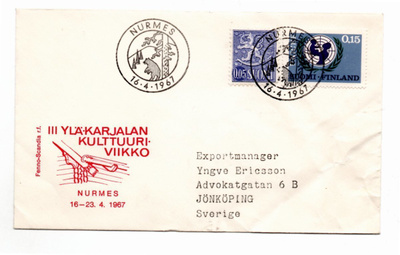 Nurmes: kulttuuriviikko (erikoisleima 16.4.1967)