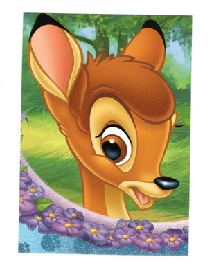 DISNEY °°BAMBI°° -KORTTI / (Kimalle) Karto