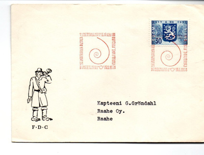 Hämeenlinna: Taideteollisuus (erikoisleima 15.8,1958)