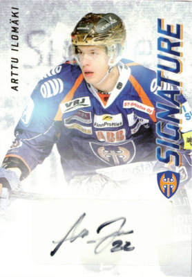 2015-16 Cardset ARTTU ILOMÄKI Tappara Signature nimmari