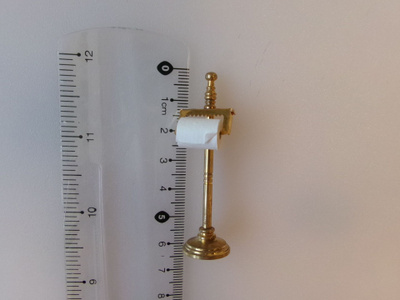 Nukkekoti Reutter wc paperiteline