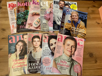 Lehtipaketti 10 kpl Kotiliesi, Anna, ym