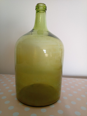 Vanha Lasipullo 30cm
