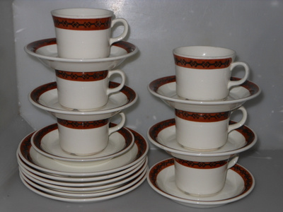 FINNISH FLINT TERESA kahvikuppi 6 kpl