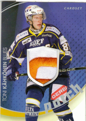 2011-12 Cardset TONI KÄHKÖNEN Blues Patch