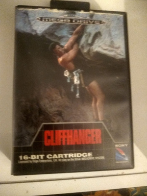 Cliffhanger Sega Mega Drive peli