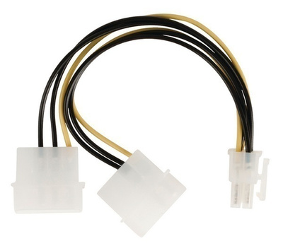 Valueline Virtakaapeli 2xMolex - 6-pin PCI Express 15cm UUSI