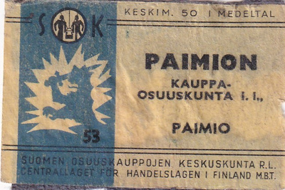 Paimio, Paimion  Kauppa Osuuskunta I.L.  53  1/8