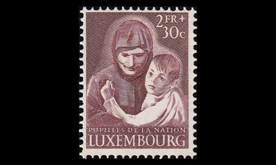 Luxemburg 470 * Sotaorpojen hyväksi 2 Fr + 30 C (1950)