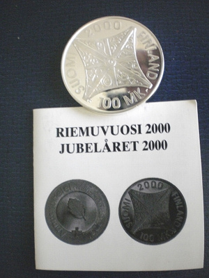 100 mk Riemuvuosi v. 2000 PROOF