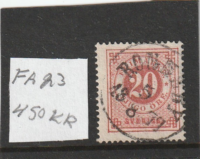 RUOTSI 1872 / Fa 23 LEIMATTUNA