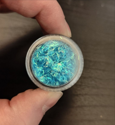 Turkoosi glitter