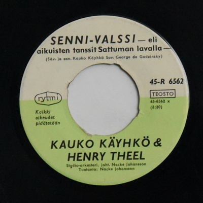 Single: Käyhkö, Kauko ym - Senni-valssi / Vaari ja tyttären.