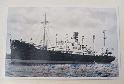 s/s Capella FÅA/SHO, mv valokuvapk, k. k-k 1934
