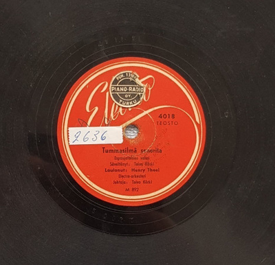 Savikiekko 1947 - Henry Theel - Electro 4018