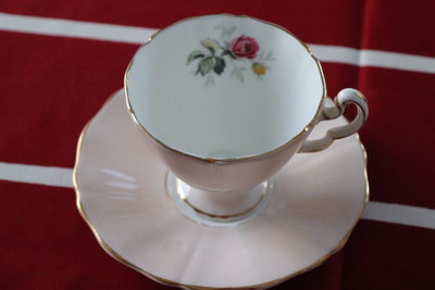 3 kpl Adderley Fine Bone China England kuppi+lautanen