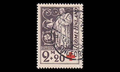 182 o Punainen risti 2mk+20p (1933)