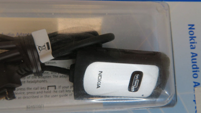 Nokia Audio Adapter AD-46 avaamaton pakkaus RETRO
