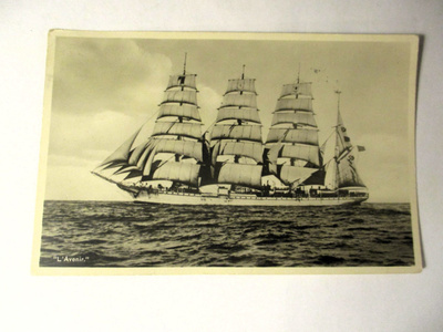 L´Avenir - 1936 Maarianhaminan leimaus