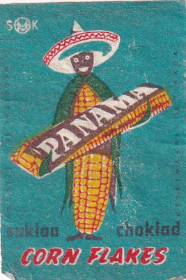 PANAMA, Corn Flakes, neekeri.  s63