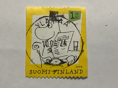 1962/ 2009 Muumit sarjakuvissa -Muumipappa o leimattu loisto