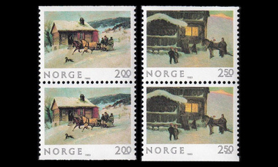 Norja 894-5 ** Joulu (1983)