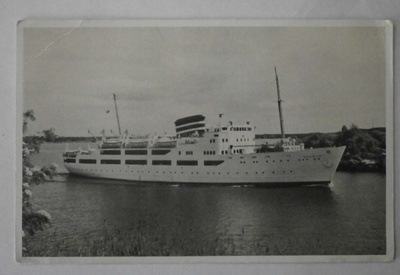 s/s Aallotar, vanha valokuvapk, ei p.