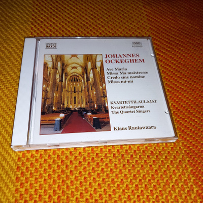 Johannes Ockeghem - Ave Maria; Missa Ma maistresse; Credo CD