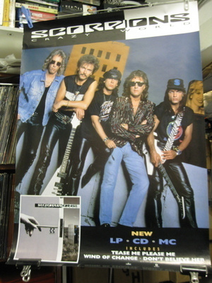 SCORPIONS - CRAZY WORLD PROMOJULISTE 90-LUVULTA