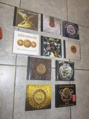 10 whitesnake cd levyä