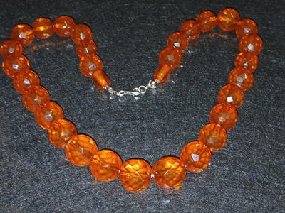 Upea Vintage Venäjän meripihka amber kaulakoru