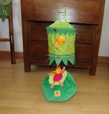 Moulin Roty lampunvarjostin ja pikkuinen reppu