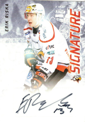 2015-16 Cardset ERIK RISKA Sport Signature nimmari