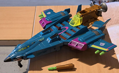 Transformers G1 SKYQUAKE (Predators) 1992