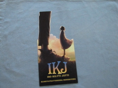 Iso kiltti jätti kirjanmerkki Roald Dahl Steven Spielberg