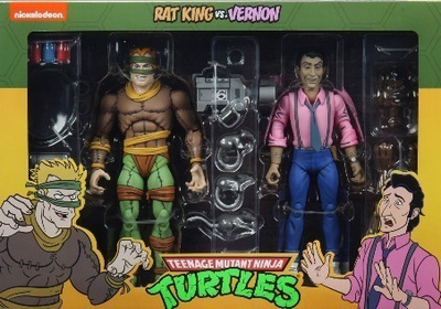 NECA TMNT 2-Pack Rat King & Vernon 18cm - HEAD HUNTER STORE.
