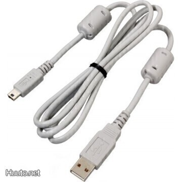 Olympus CB-USB5 / CB-USB6 USB-tiedonsiirtokaapeli Harmaa