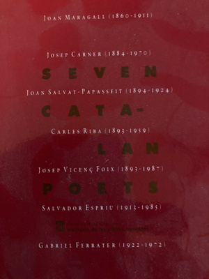 SEVEN CATALAN POETS äänikirja + kirjanen